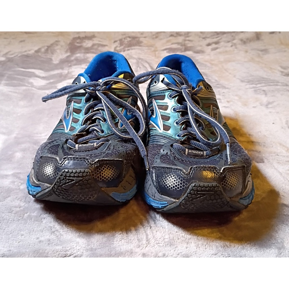 Brooks Glycerin 11 Mens 8.5 D Running Shoes Blue Black Silver 1101431D428 Y2K - Picture 6 of 11
